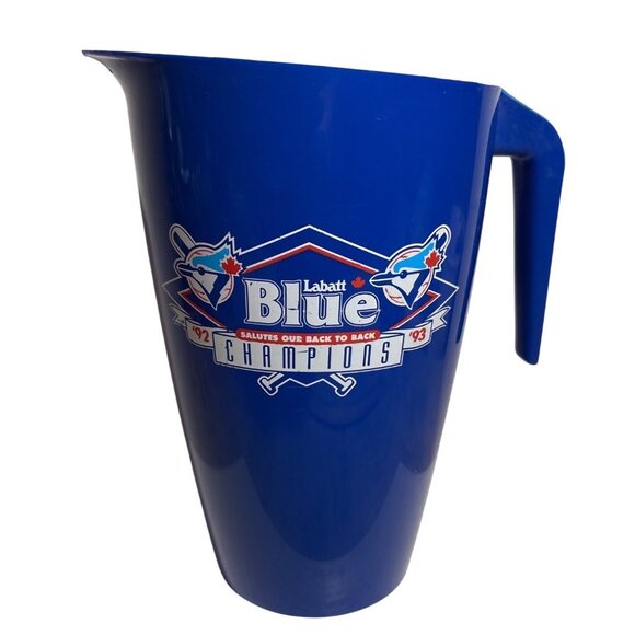 Labatt Blue Champions Plastic Pitcher 1992-1993 Toronto Blue Jays Promo - Picture 1 of 9